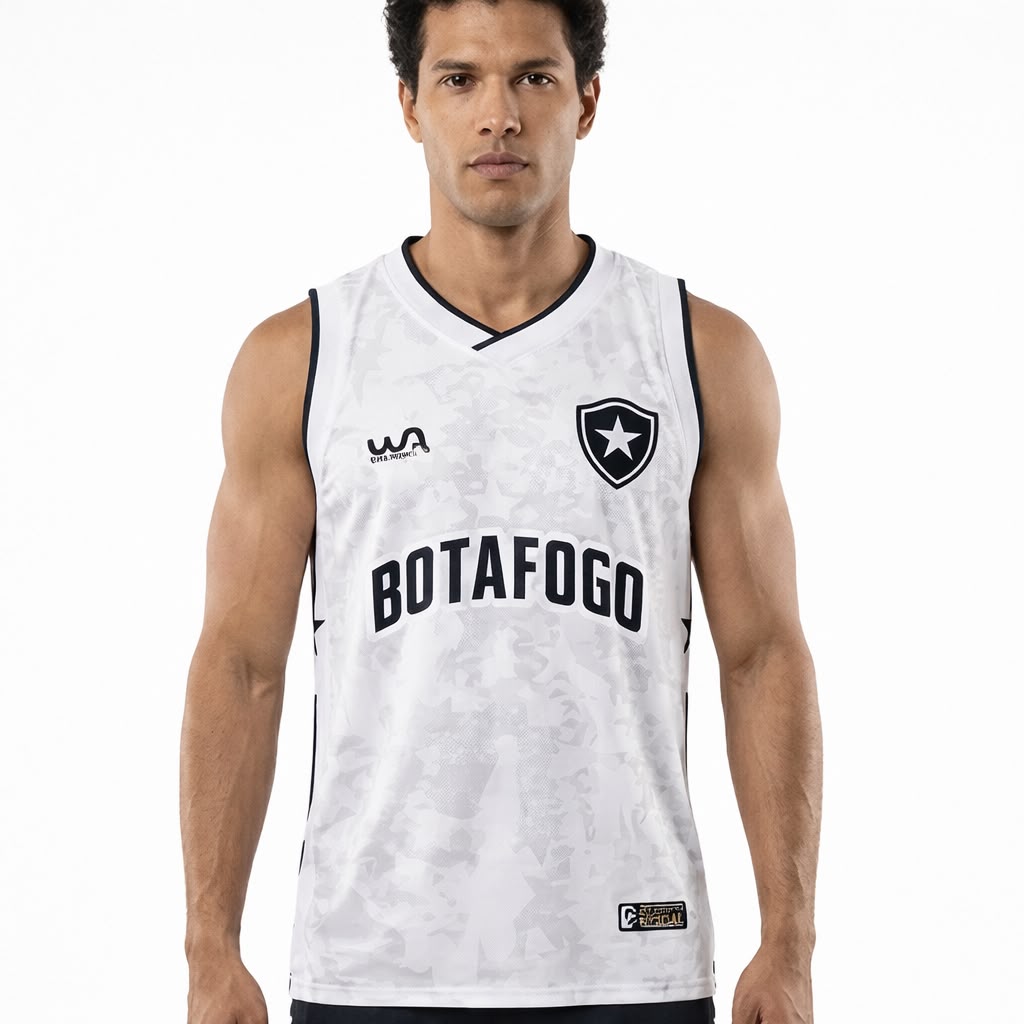 Regata Oficial Botafogo Basquete 3x3 - Uniforme II