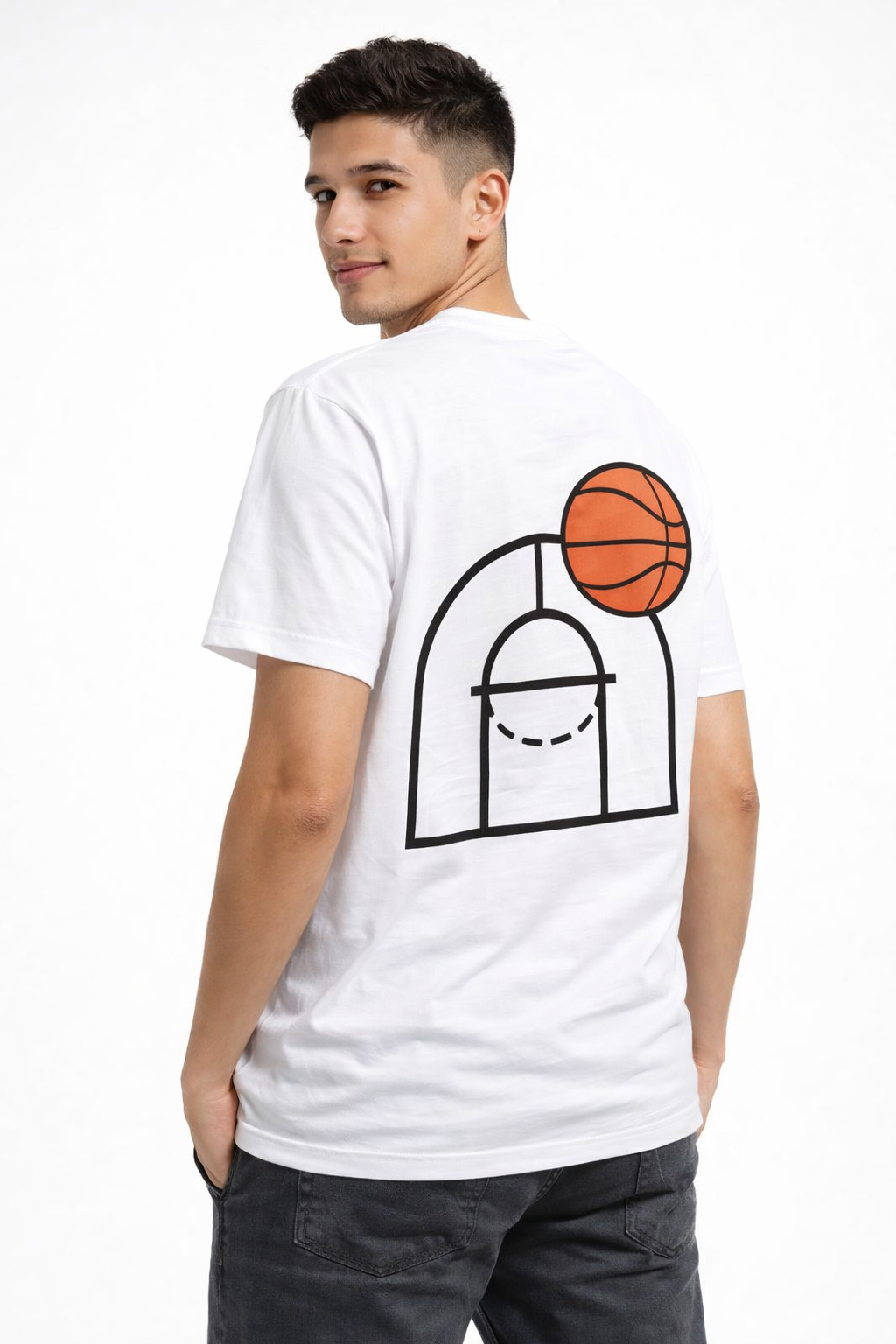 Camisa Estampa Basquete 3x3