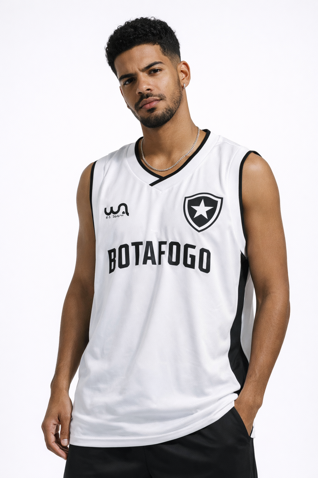 Camisa de Jogo Botafogo Branca · Masculino