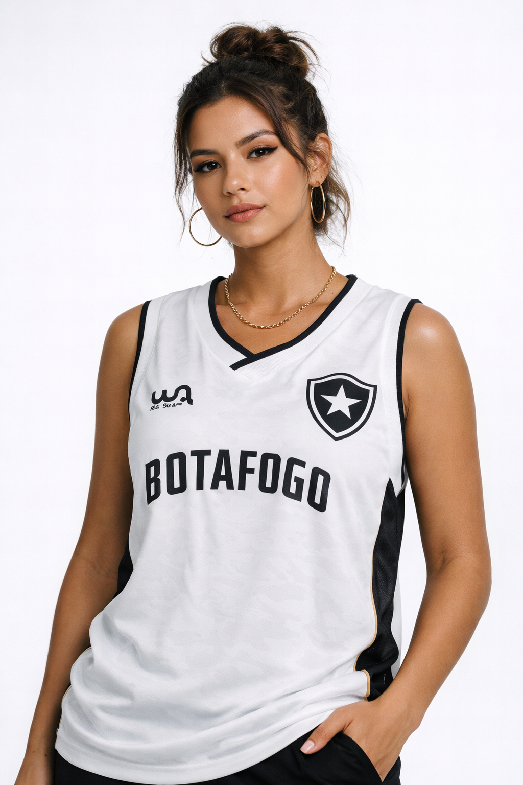 Camisa de Jogo Botafogo Branca · Feminino